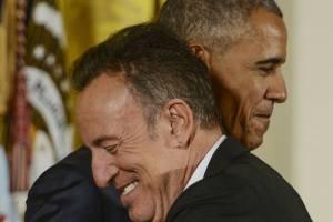Bruce Springsteen en Obama